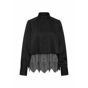 NEW BRUUNS BAZAAR cedars chatina blouse in black